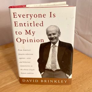Everyone is entitled to my opinion hardcover